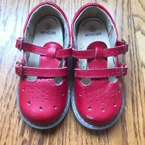 FOOTMATES Danielle leather shoe, size toddler 6